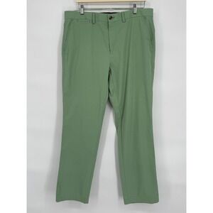 Tailorbyrd Collection Khaki Chino Pants Flat Front Stretch Waist‎ 36X32